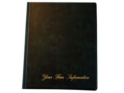 Executive Note Pad Holder - Green